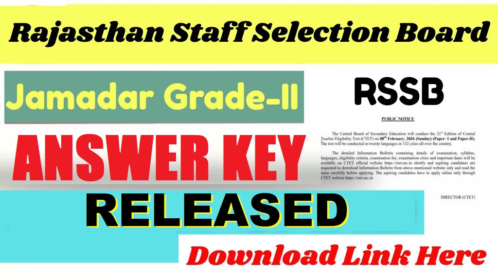 RSSB Jamadar Grade-II Result 2026 Out – Job Carnival
